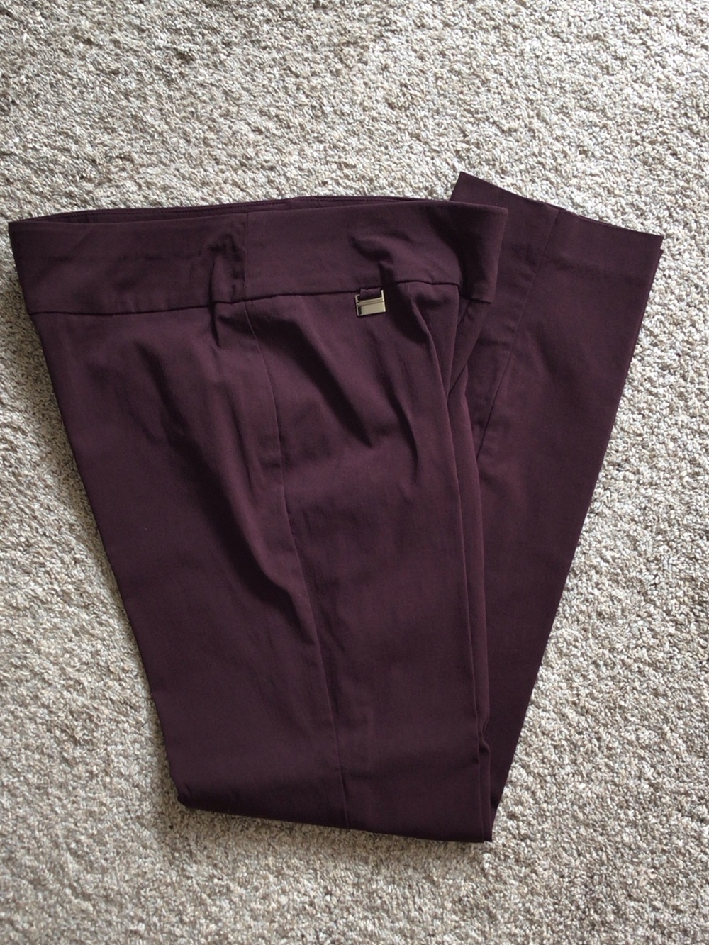 Alfani Women's Dress Pants in Dark Burgundy